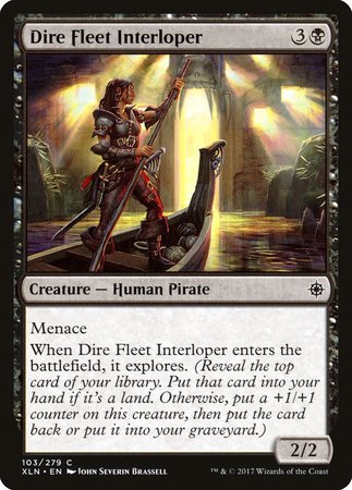 Dire Fleet Interloper [Ixalan] | Cards and Coasters CA