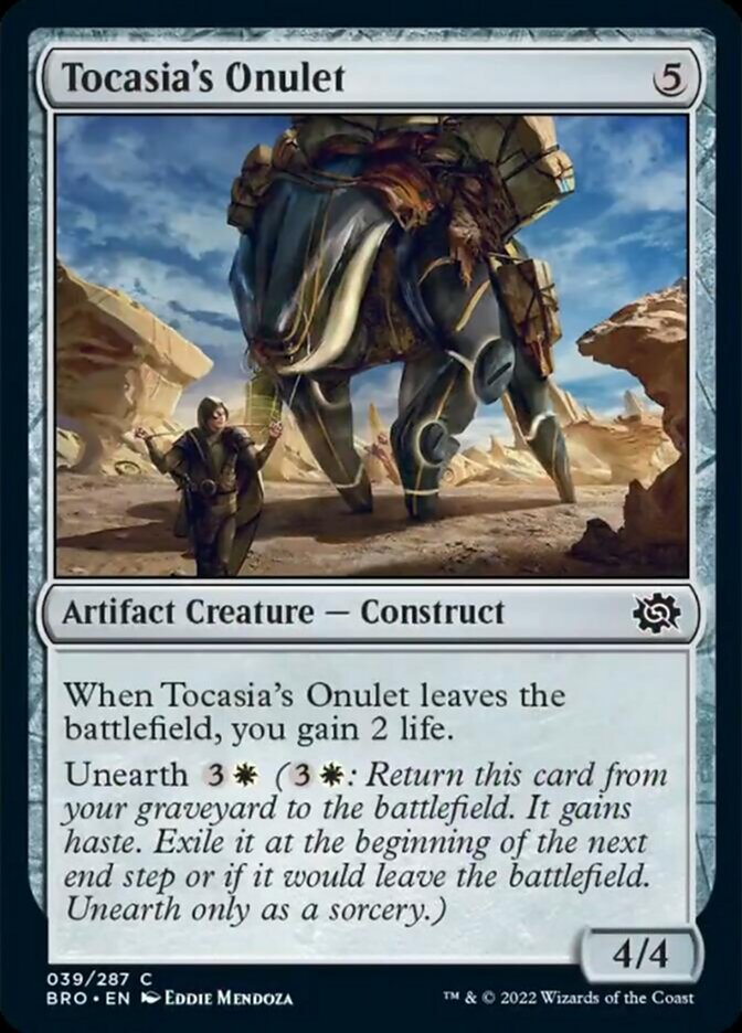 Tocasia's Onulet [The Brothers' War] | Cards and Coasters CA