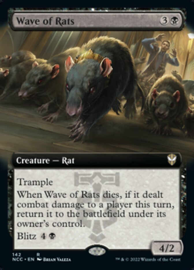 Wave of Rats (Extended Art) [Streets of New Capenna Commander] | Cards and Coasters CA