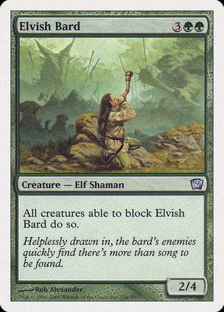 Elvish Bard [Ninth Edition] | Cards and Coasters CA