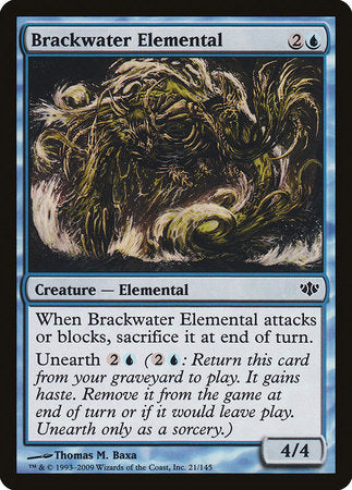 Brackwater Elemental [Conflux] | Cards and Coasters CA