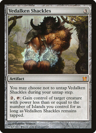 Vedalken Shackles [Modern Masters] | Cards and Coasters CA