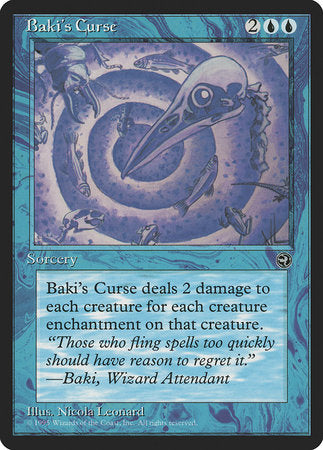 Baki's Curse [Homelands] | Cards and Coasters CA