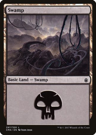 Swamp (297) [Commander Anthology] | Cards and Coasters CA