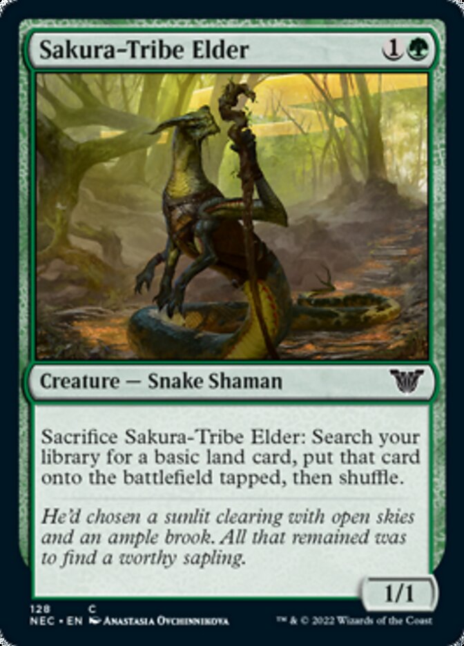 Sakura-Tribe Elder [Kamigawa: Neon Dynasty Commander] | Cards and Coasters CA