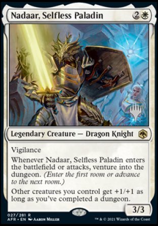 Nadaar, Selfless Paladin (Promo Pack) [Dungeons & Dragons: Adventures in the Forgotten Realms Promos] | Cards and Coasters CA