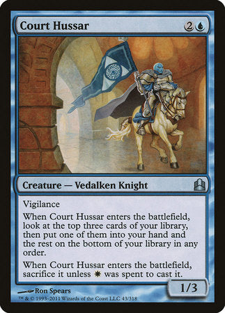 Court Hussar [Commander 2011] | Cards and Coasters CA