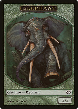 Elephant Token [Duel Decks: Garruk vs. Liliana Tokens] | Cards and Coasters CA