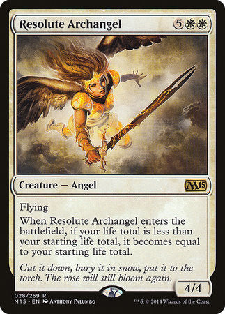 Resolute Archangel [Magic 2015] | Cards and Coasters CA