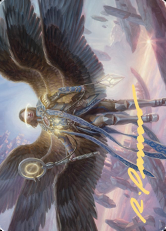 Angel of Destiny Art Card (Gold-Stamped Signature) [Zendikar Rising Art Series] | Cards and Coasters CA