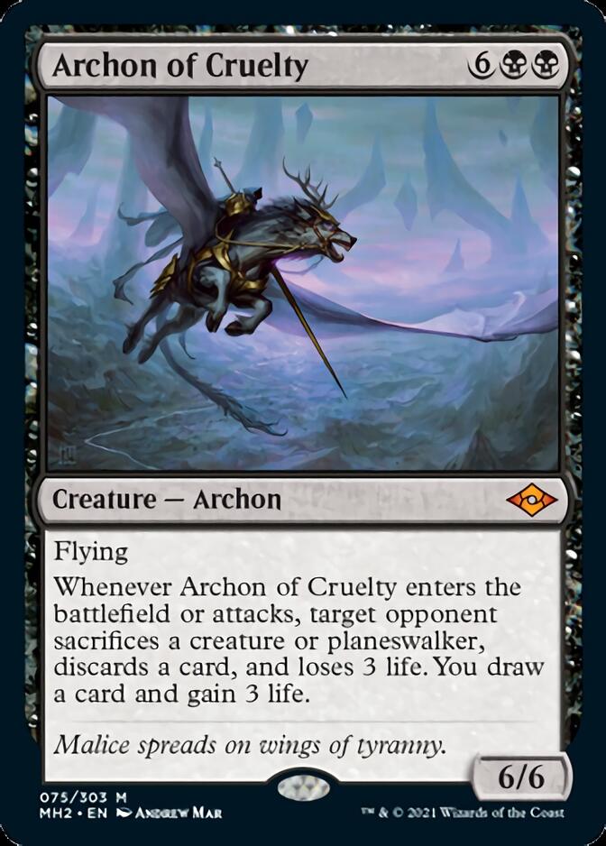 Archon of Cruelty [Modern Horizons 2] | Cards and Coasters CA