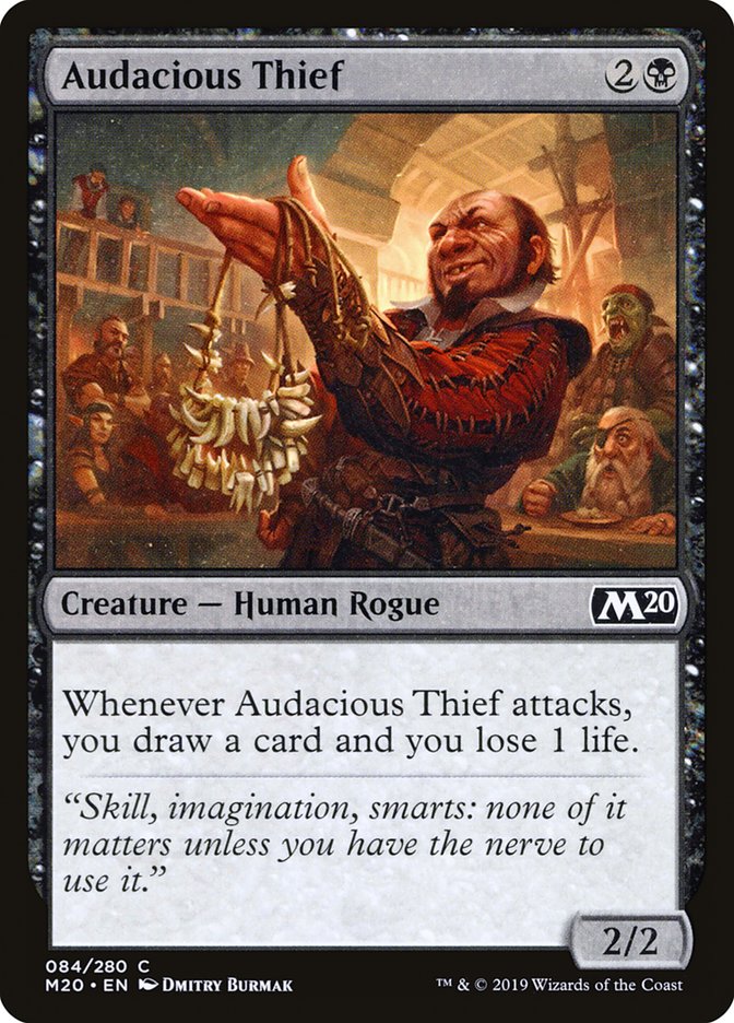 Audacious Thief [Core Set 2020] | Cards and Coasters CA