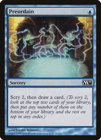 Preordain [Magic 2011] | Cards and Coasters CA