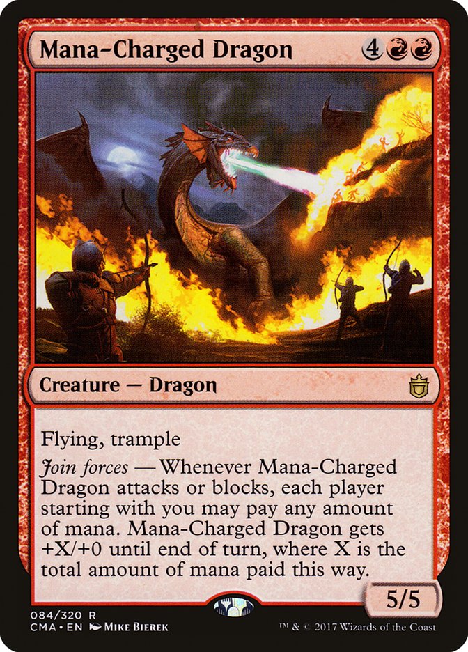 Mana-Charged Dragon [Commander Anthology] | Cards and Coasters CA