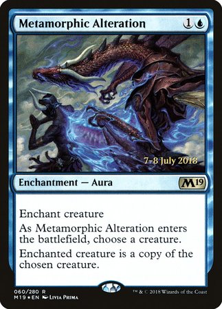 Metamorphic Alteration [Core Set 2019 Promos] | Cards and Coasters CA