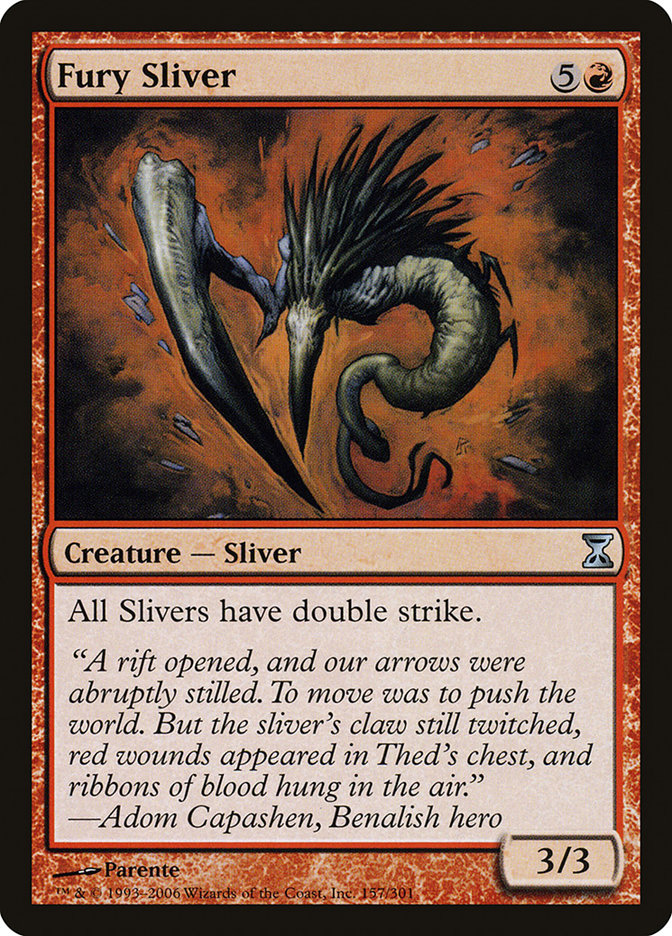 Fury Sliver [Time Spiral] | Cards and Coasters CA