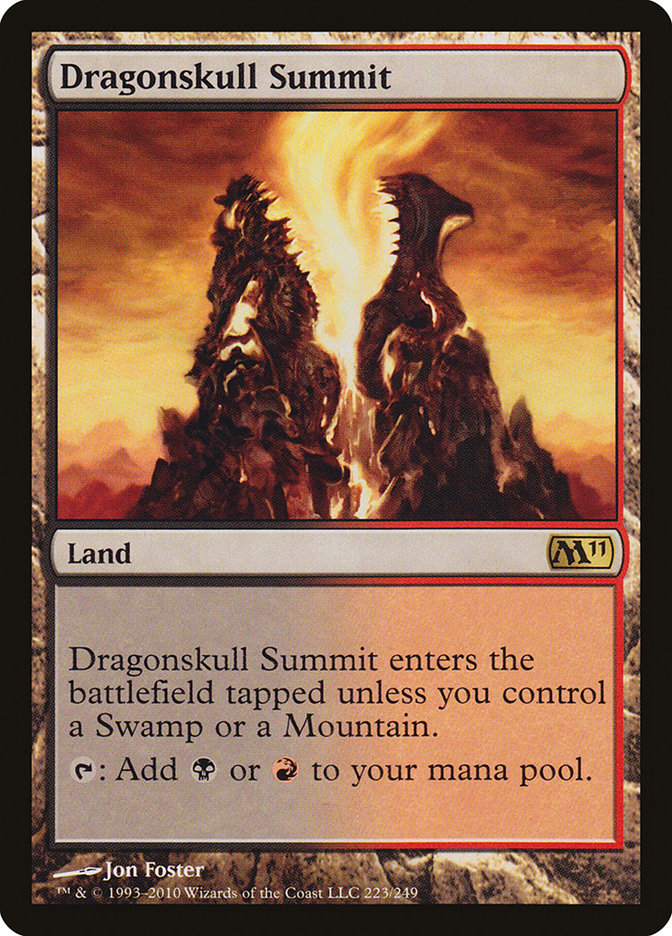 Dragonskull Summit [Magic 2011] | Cards and Coasters CA