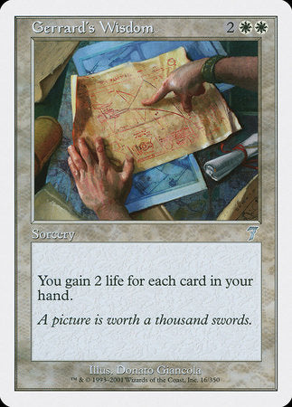 Gerrard's Wisdom [Seventh Edition] | Cards and Coasters CA