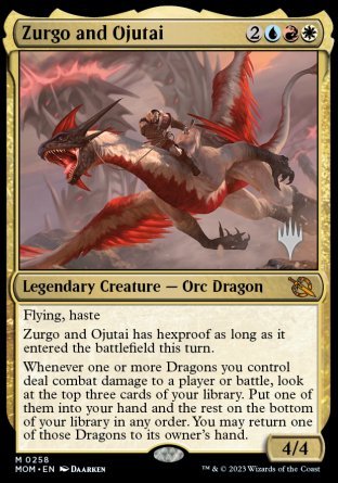 Zurgo and Ojutai (Promo Pack) [March of the Machine Promos] | Cards and Coasters CA