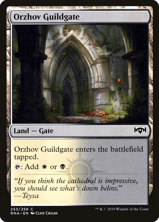 Orzhov Guildgate (253/259) [Ravnica Allegiance] | Cards and Coasters CA