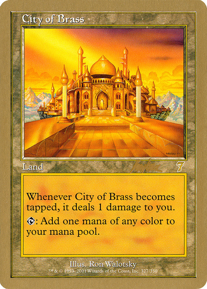 City of Brass (Brian Kibler) [World Championship Decks 2002] | Cards and Coasters CA