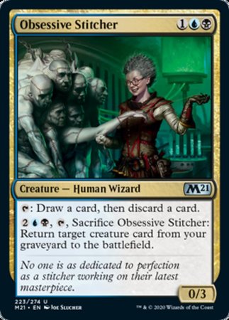 Obsessive Stitcher [Core Set 2021] | Cards and Coasters CA