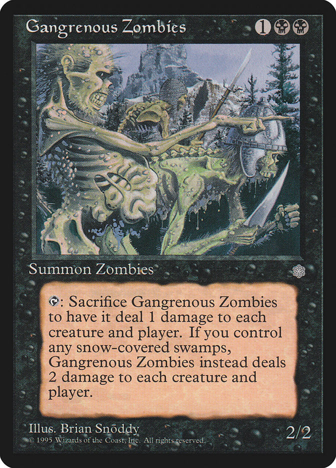 Gangrenous Zombies [Ice Age] | Cards and Coasters CA