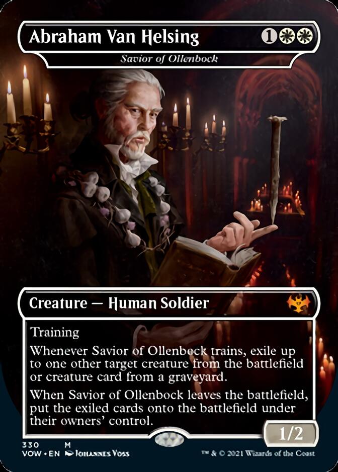 Savior of Ollenbock - Abraham Van Helsing [Innistrad: Crimson Vow] | Cards and Coasters CA