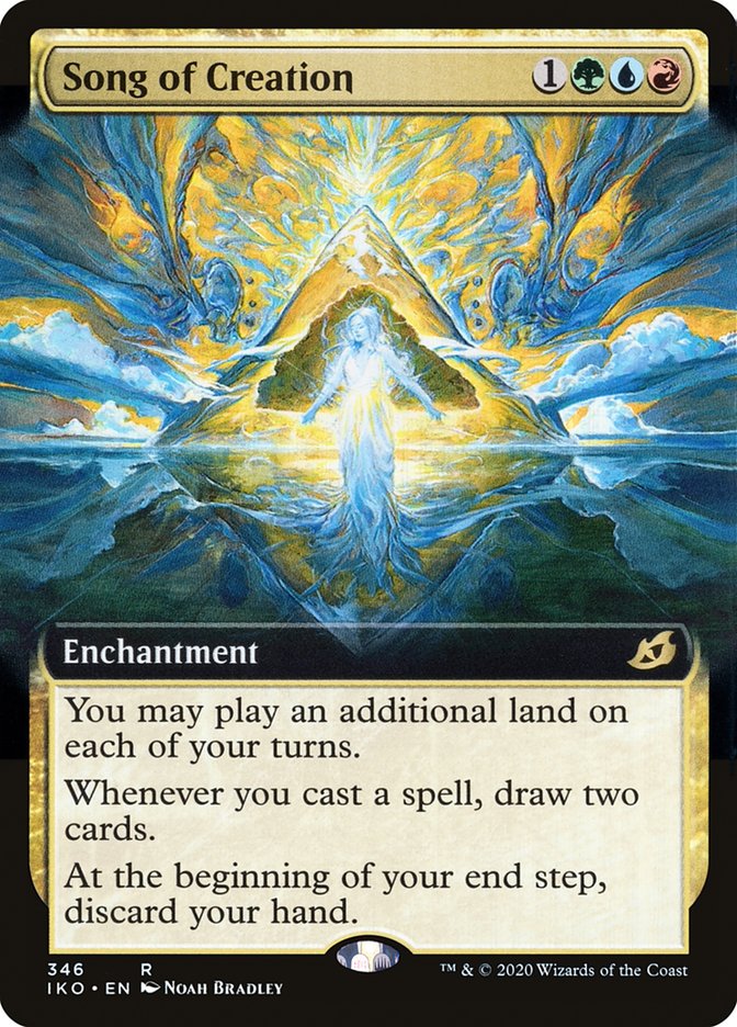 Song of Creation (Extended Art) [Ikoria: Lair of Behemoths] | Cards and Coasters CA