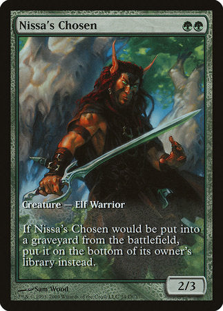 Nissa's Chosen [Zendikar Promos] | Cards and Coasters CA