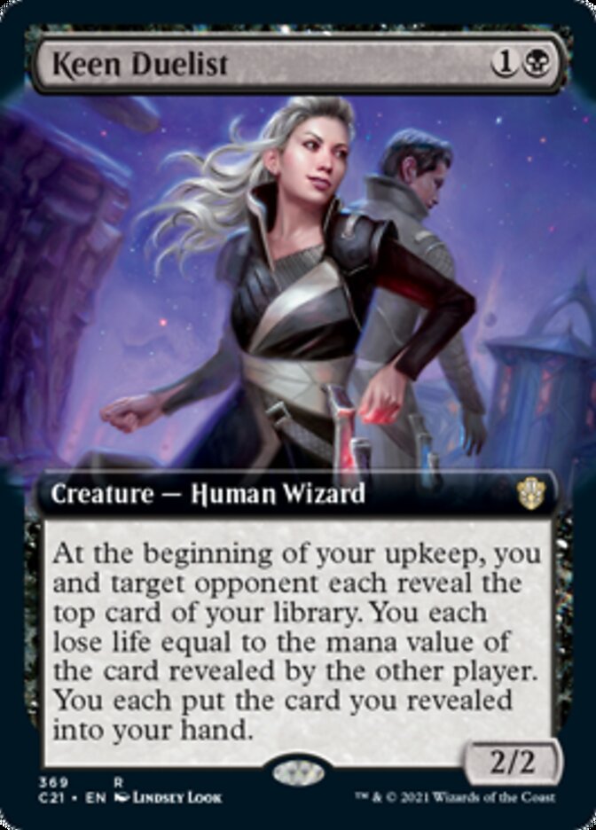 Keen Duelist (Extended) [Commander 2021] | Cards and Coasters CA