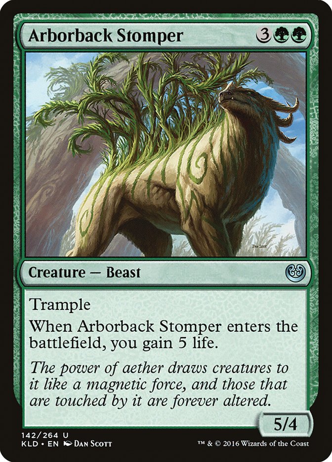 Arborback Stomper [Kaladesh] | Cards and Coasters CA