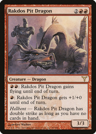 Rakdos Pit Dragon [Dissension] | Cards and Coasters CA