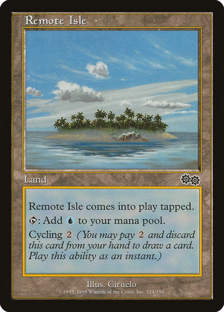 Remote Isle [Urza's Saga] | Cards and Coasters CA