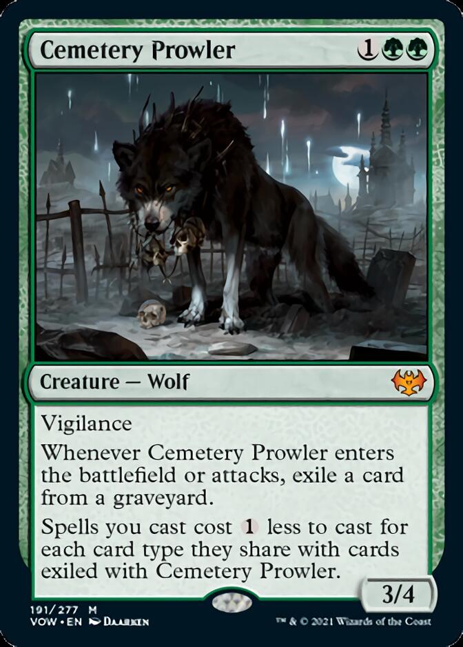 Cemetery Prowler [Innistrad: Crimson Vow] | Cards and Coasters CA