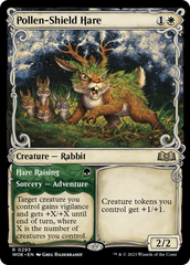 Pollen-Shield Hare // Hare Raising (Promo Pack) [Wilds of Eldraine Promos] | Cards and Coasters CA