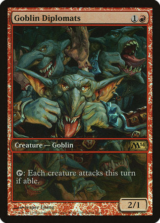 Goblin Diplomats [Magic 2014 Promos] | Cards and Coasters CA
