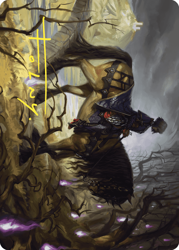 Rowan's Grim Search Art Card (Gold-Stamped Signature) [Wilds of Eldraine Art Series] | Cards and Coasters CA