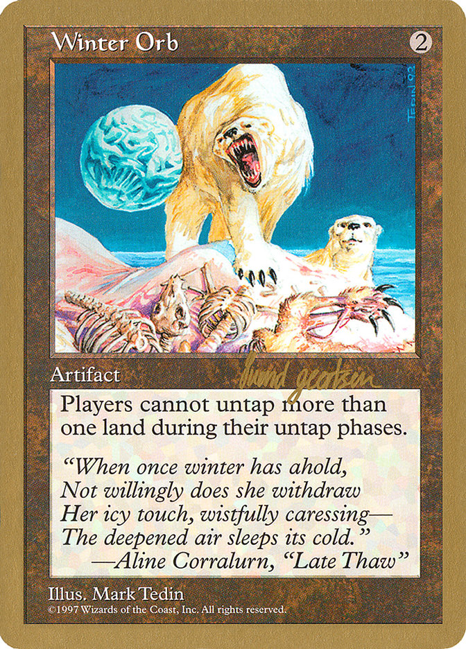 Winter Orb (Svend Geertsen) [World Championship Decks 1997] | Cards and Coasters CA