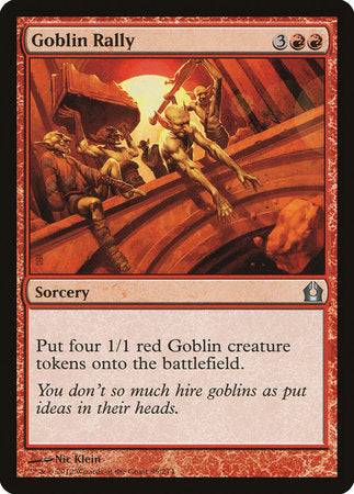 Goblin Rally [Return to Ravnica] | Cards and Coasters CA