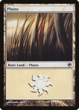 Plains (233) [Scars of Mirrodin] | Cards and Coasters CA