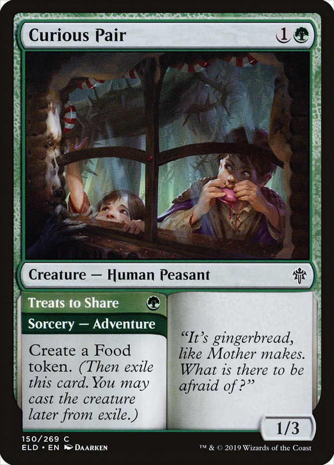 Curious Pair // Treats to Share [Throne of Eldraine] | Cards and Coasters CA