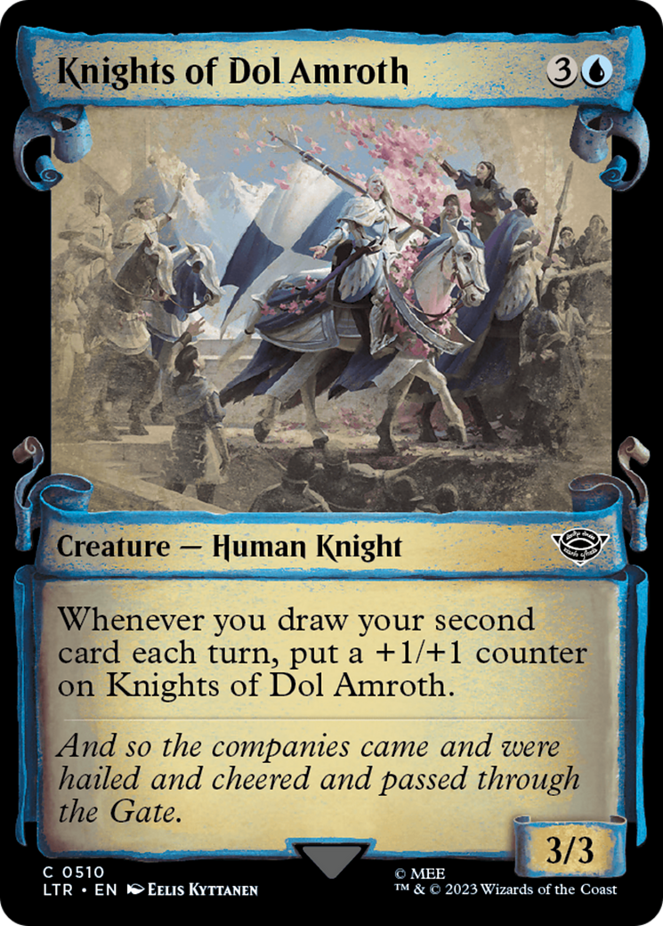 Knights of Dol Amroth [The Lord of the Rings: Tales of Middle-Earth Showcase Scrolls] | Cards and Coasters CA