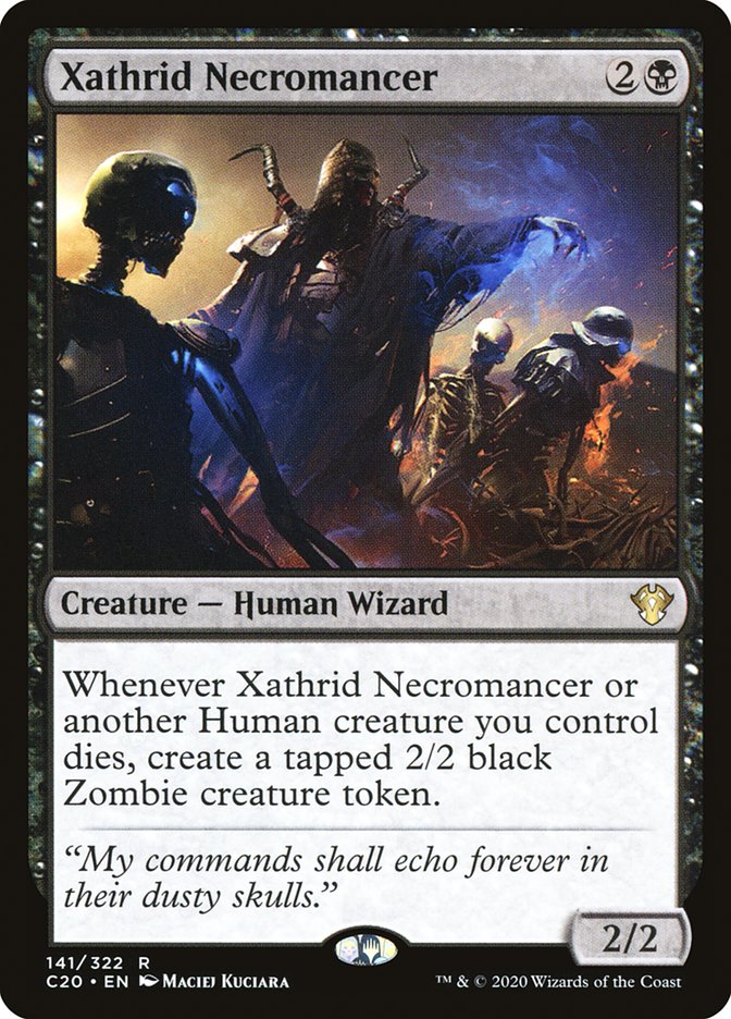 Xathrid Necromancer [Commander 2020] | Cards and Coasters CA