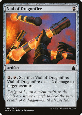 Vial of Dragonfire [Dragons of Tarkir] | Cards and Coasters CA