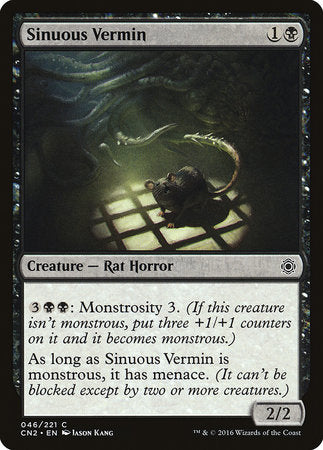 Sinuous Vermin [Conspiracy: Take the Crown] | Cards and Coasters CA
