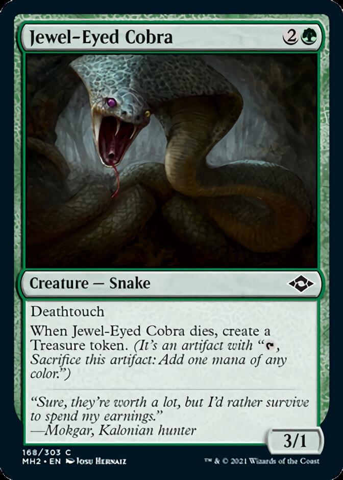 Jewel-Eyed Cobra [Modern Horizons 2] | Cards and Coasters CA