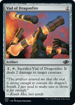 Vial of Dragonfire [Jumpstart 2022] | Cards and Coasters CA