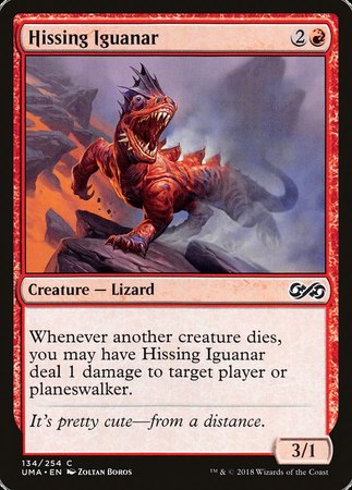 Hissing Iguanar [Ultimate Masters] | Cards and Coasters CA