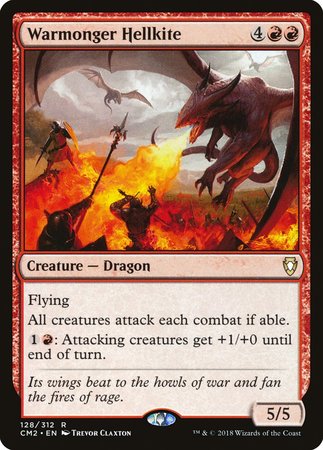 Warmonger Hellkite [Commander Anthology Volume II] | Cards and Coasters CA